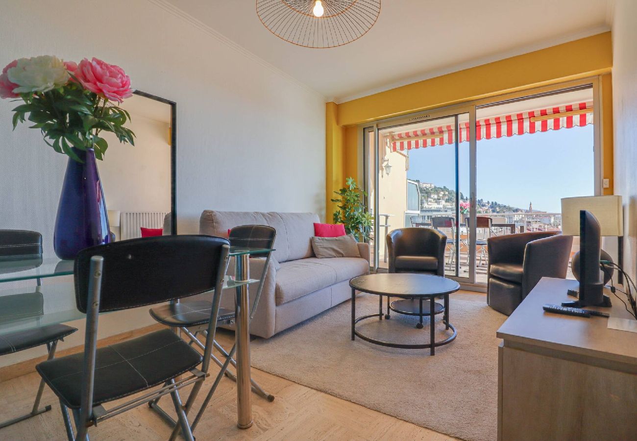 Apartment in Menton - 47-L'Alicanteproche gare, terrasse, vue mer