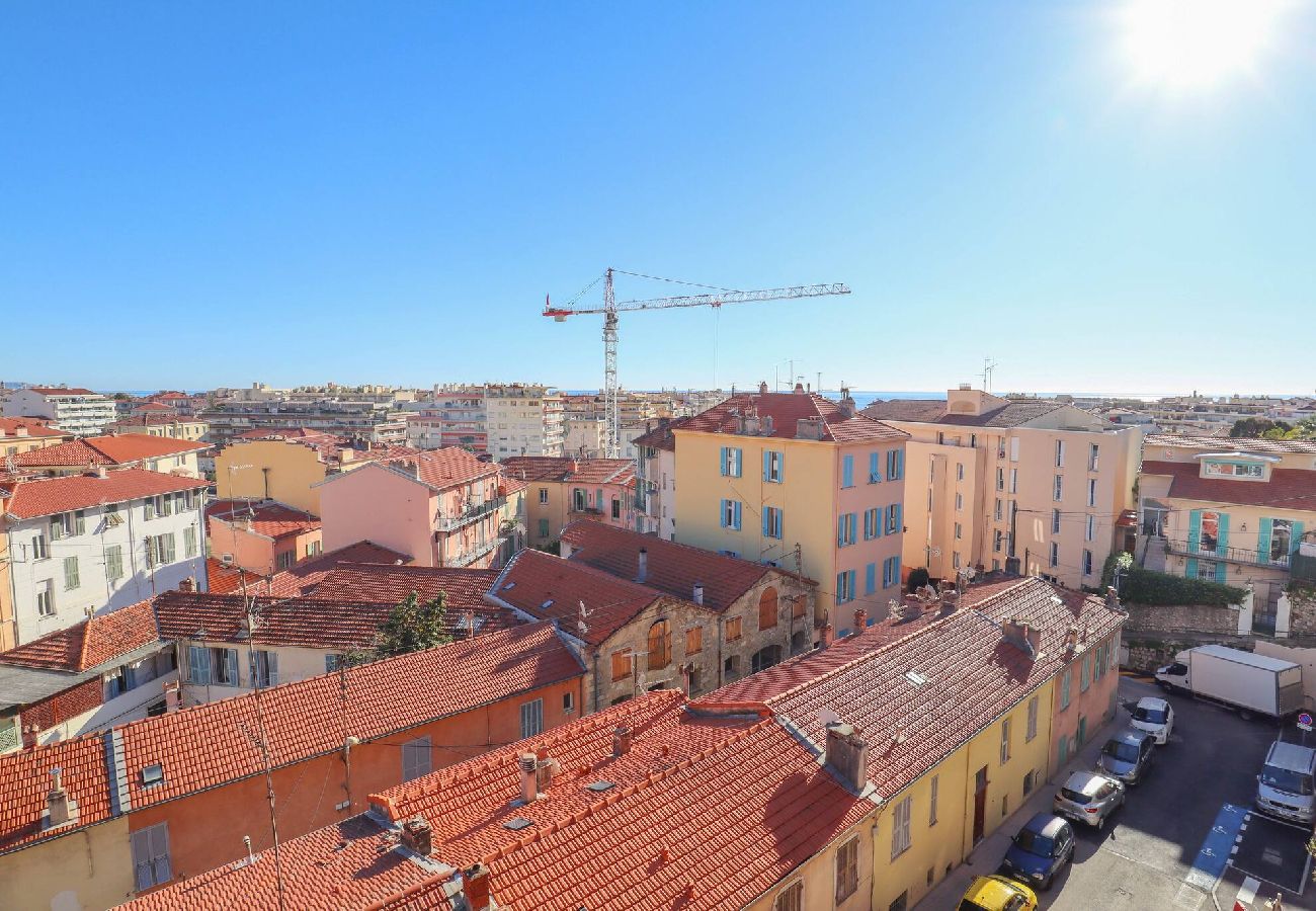 Apartment in Menton - 47-L'Alicanteproche gare, terrasse, vue mer